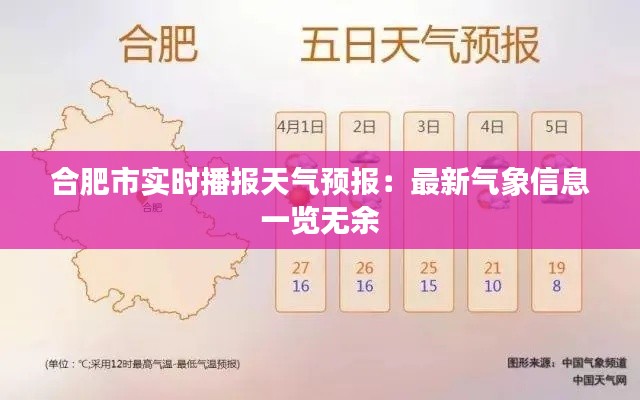 合肥市实时播报天气预报：最新气象信息一览无余