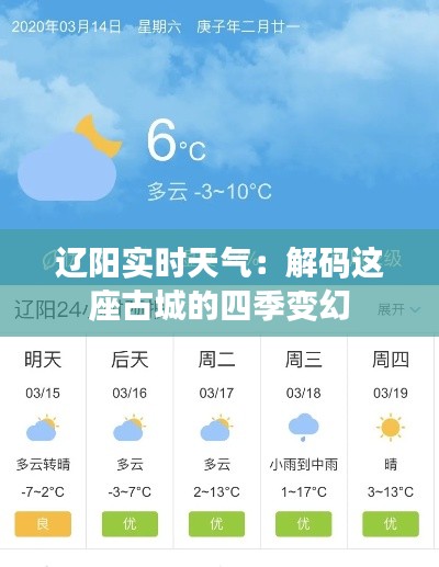 辽阳实时天气：解码这座古城的四季变幻