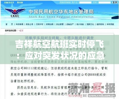 吉祥航空航班实时停飞：应对突发状况的应急措施解析