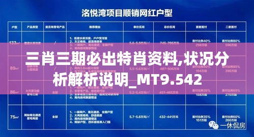 三肖三期必出特肖资料,状况分析解析说明_MT9.542