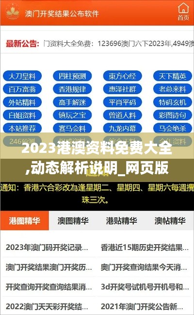 2023港澳资料免费大全,动态解析说明_网页版8.401