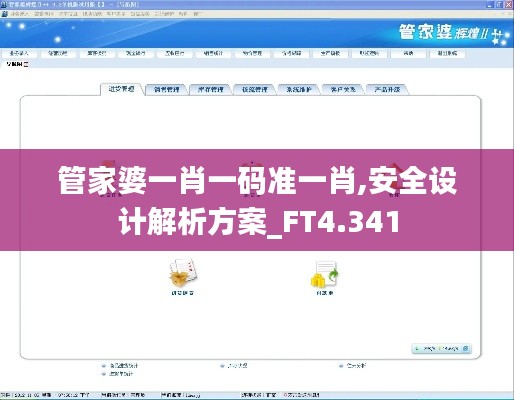 管家婆一肖一码准一肖,安全设计解析方案_FT4.341