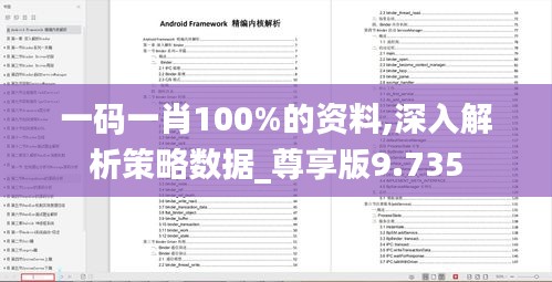 一码一肖100%的资料,深入解析策略数据_尊享版9.735