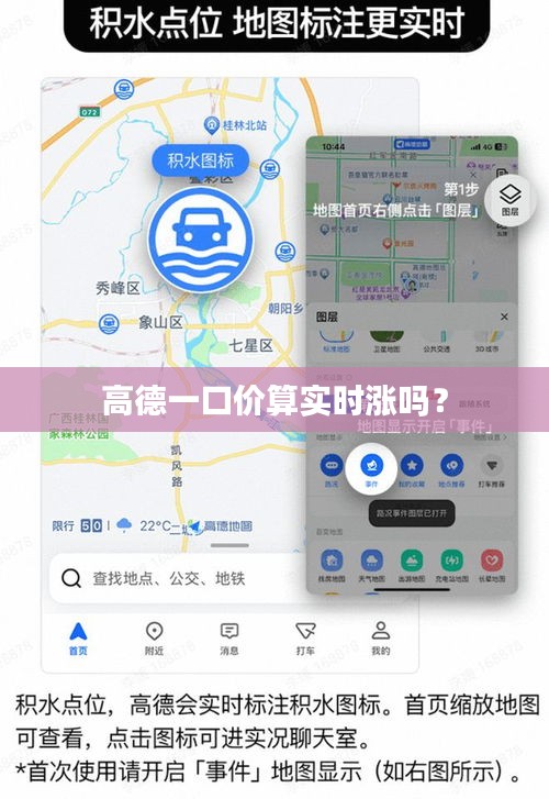 高德一口价算实时涨吗？