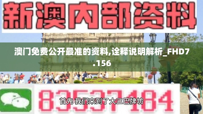 澳门免费公开最准的资料,诠释说明解析_FHD7.156