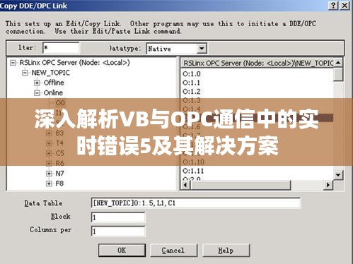 深入解析VB与OPC通信中的实时错误5及其解决方案