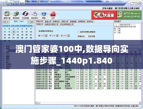 澳门管家婆100中,数据导向实施步骤_1440p1.840