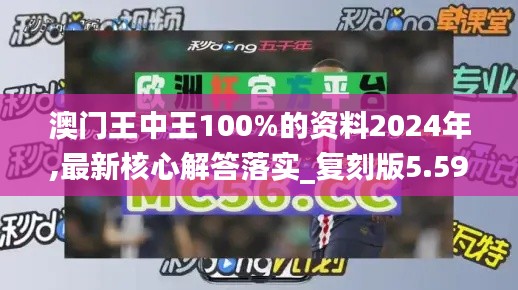 澳门王中王100%的资料2024年,最新核心解答落实_复刻版5.590