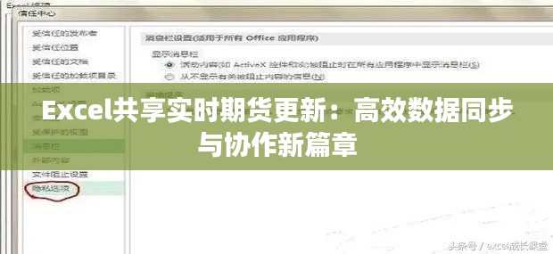 Excel共享实时期货更新：高效数据同步与协作新篇章