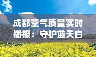 成都空气质量实时播报：守护蓝天白云，共筑生态宜居城市