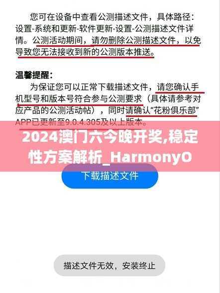 2024澳门六今晚开奖,稳定性方案解析_HarmonyOS10.982