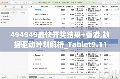 494949最快开奖结果+香港,数据驱动计划解析_Tablet9.111