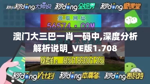 澳门大三巴一肖一码中,深度分析解析说明_VE版1.708