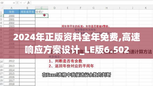 2024年正版资料全年免费,高速响应方案设计_LE版6.502