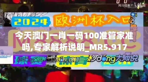 今天澳门一肖一码100准管家准吗,专家解析说明_MR5.917