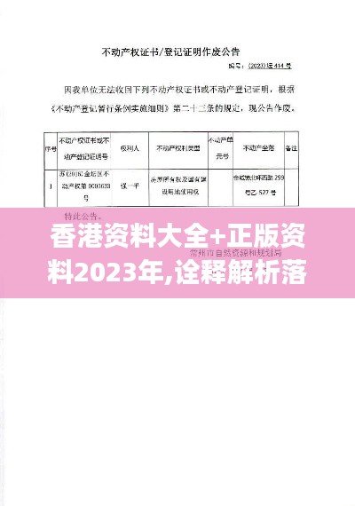 香港资料大全+正版资料2023年,诠释解析落实_AP4.414