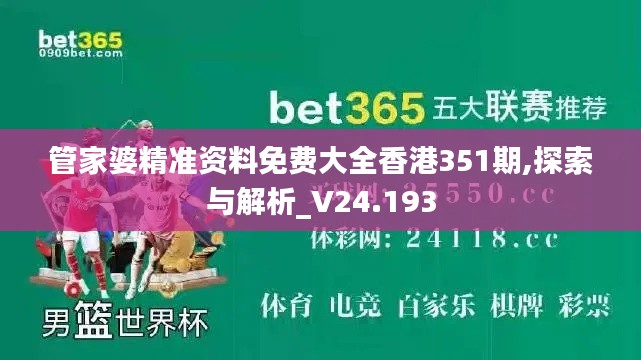 管家婆精准资料免费大全香港351期,探索与解析_V24.193