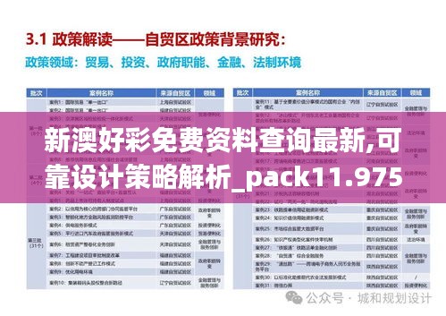 新澳好彩免费资料查询最新,可靠设计策略解析_pack11.975