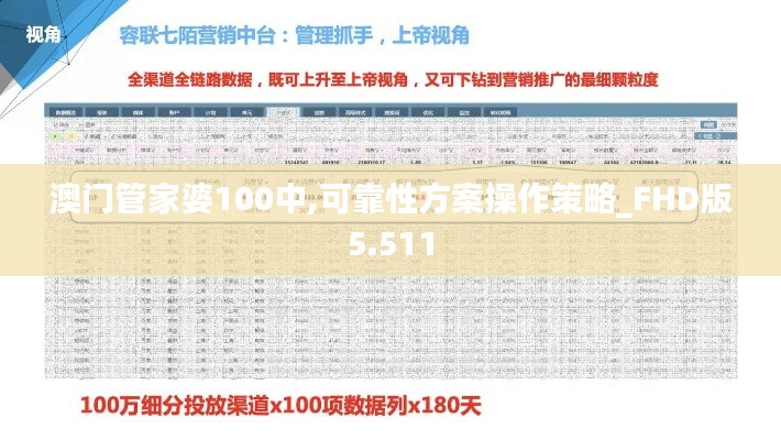 澳门管家婆100中,可靠性方案操作策略_FHD版5.511