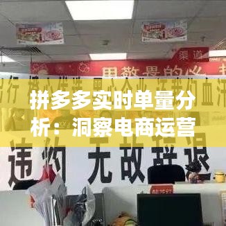 拼多多实时单量分析：洞察电商运营新风向