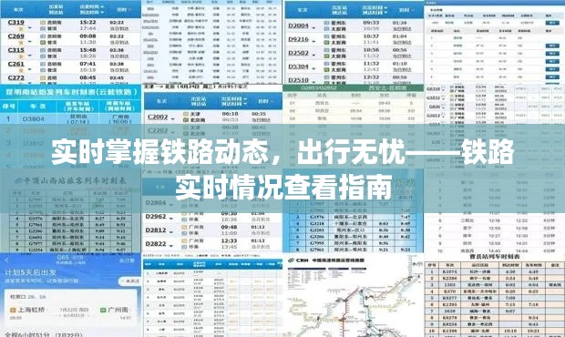 实时掌握铁路动态，出行无忧——铁路实时情况查看指南