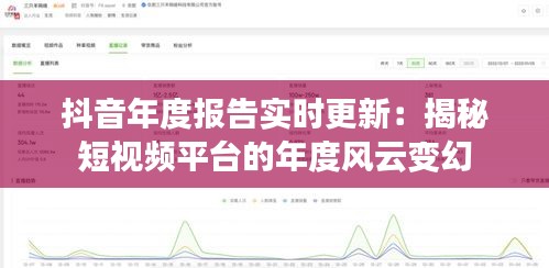 抖音年度报告实时更新：揭秘短视频平台的年度风云变幻