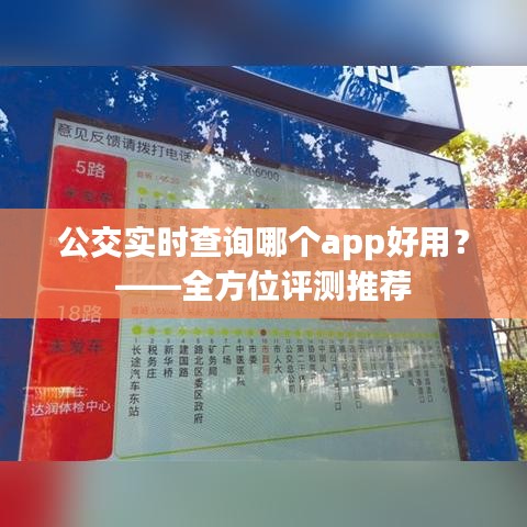 公交实时查询哪个app好用？——全方位评测推荐