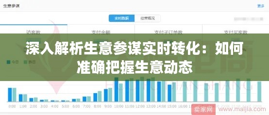 深入解析生意参谋实时转化：如何准确把握生意动态