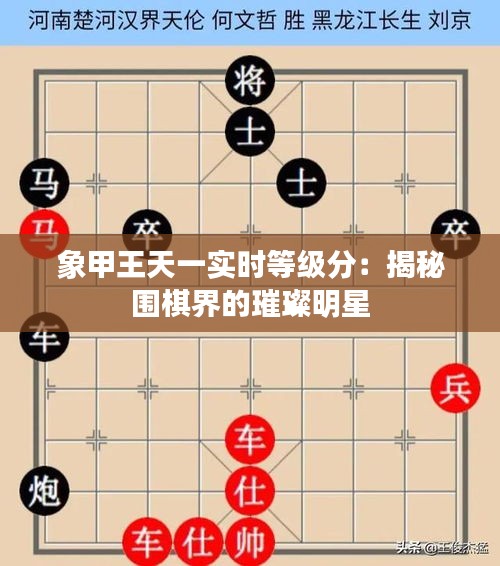 象甲王天一实时等级分：揭秘围棋界的璀璨明星