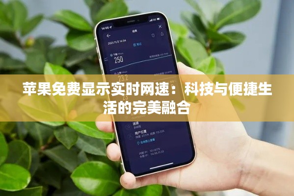 苹果免费显示实时网速：科技与便捷生活的完美融合