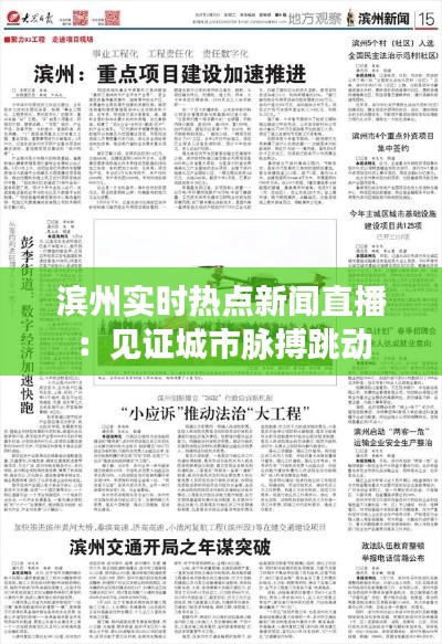 滨州实时热点新闻直播：见证城市脉搏跳动