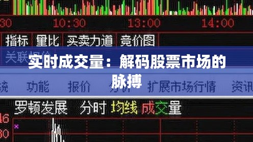 实时成交量：解码股票市场的脉搏