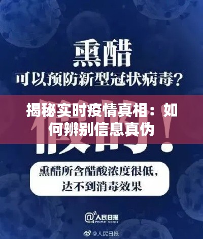 揭秘实时疫情真相：如何辨别信息真伪