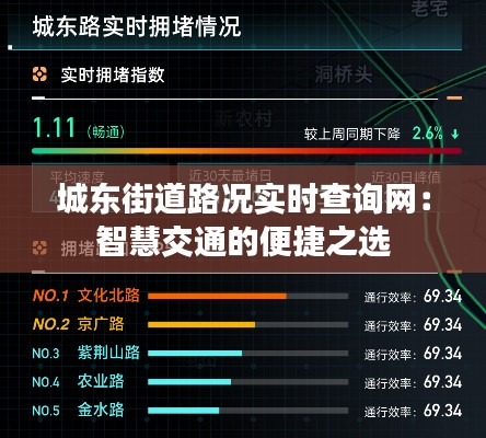 城东街道路况实时查询网：智慧交通的便捷之选