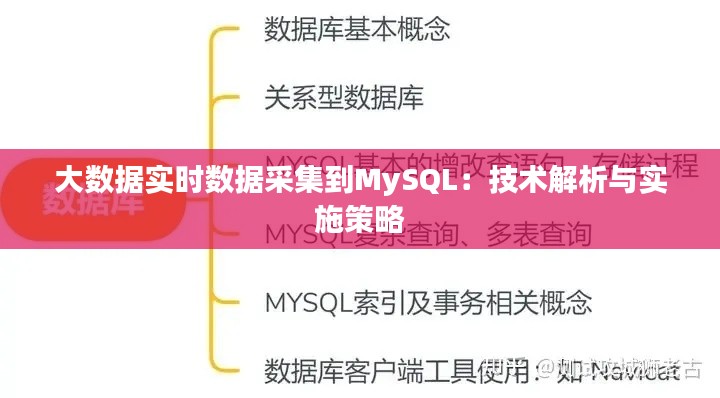 大数据实时数据采集到MySQL：技术解析与实施策略