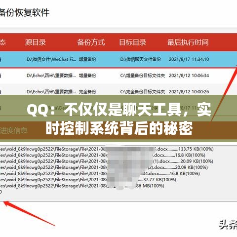 QQ：不仅仅是聊天工具，实时控制系统背后的秘密