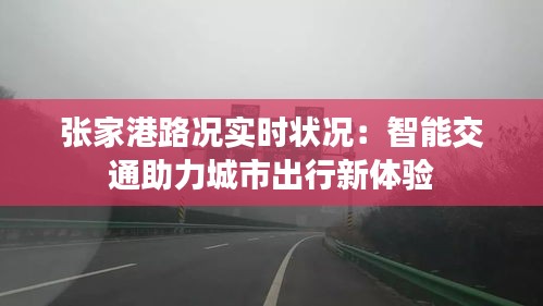 张家港路况实时状况：智能交通助力城市出行新体验