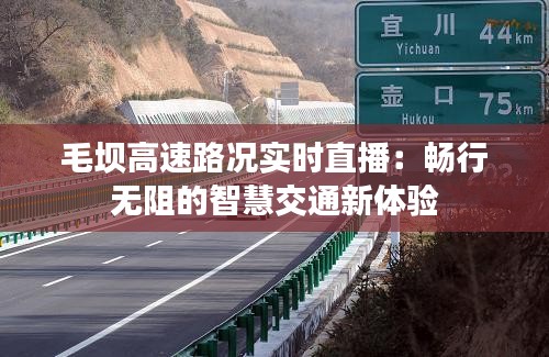 毛坝高速路况实时直播：畅行无阻的智慧交通新体验