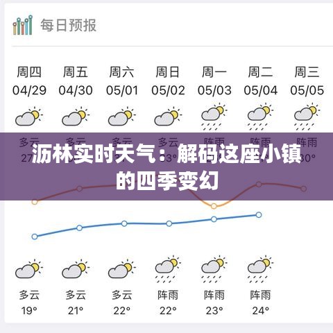 沥林实时天气：解码这座小镇的四季变幻