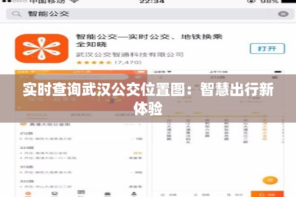 实时查询武汉公交位置图：智慧出行新体验