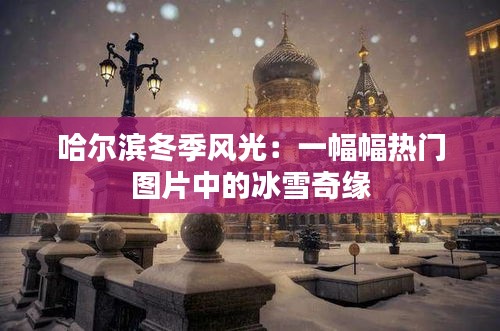 哈尔滨冬季风光：一幅幅热门图片中的冰雪奇缘