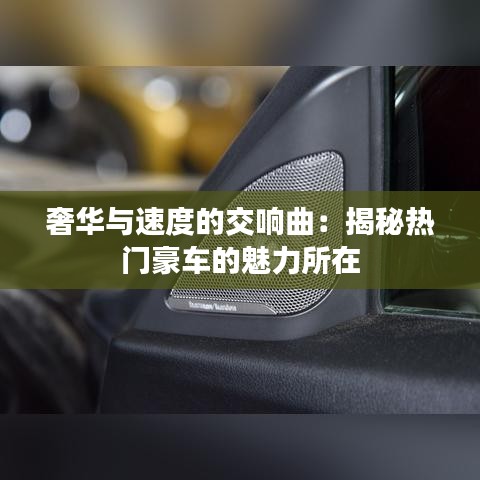 奢华与速度的交响曲：揭秘热门豪车的魅力所在