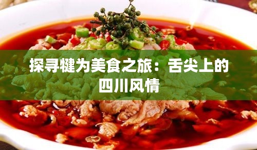 探寻犍为美食之旅：舌尖上的四川风情