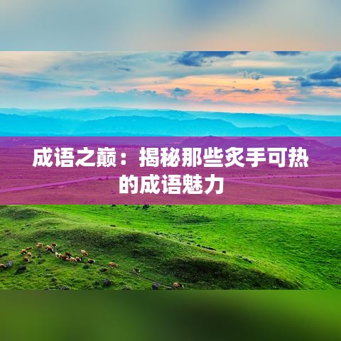 成语之巅：揭秘那些炙手可热的成语魅力