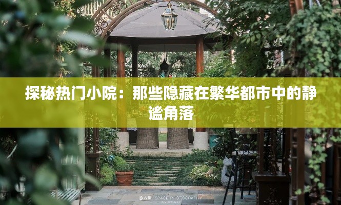 探秘热门小院：那些隐藏在繁华都市中的静谧角落