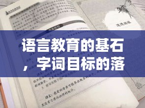 语言教育的基石，字词目标的落实之道