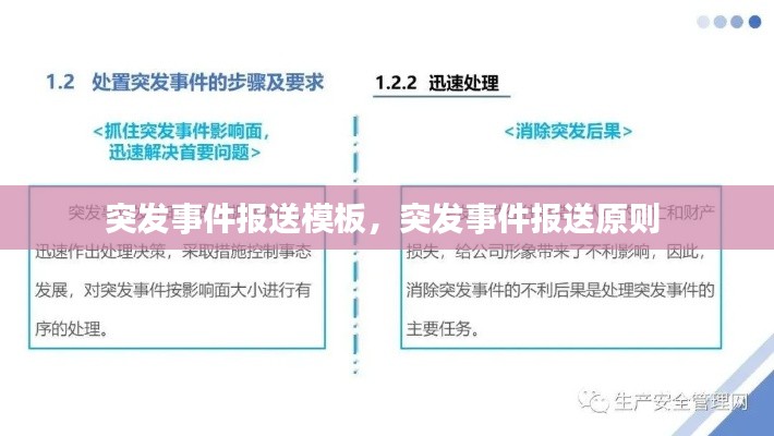 突发事件报送模板，突发事件报送原则 