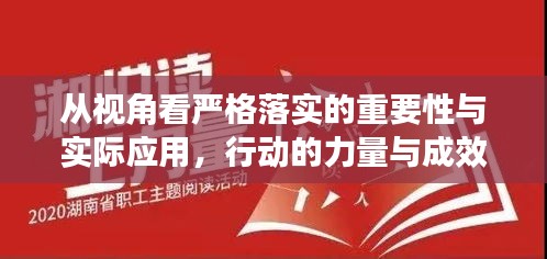 从视角看严格落实的重要性与实际应用，行动的力量与成效展现