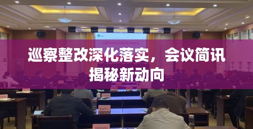 巡察整改深化落实，会议简讯揭秘新动向