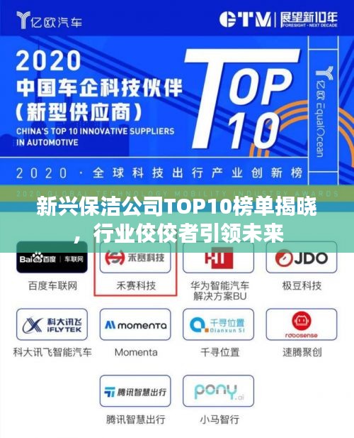 新兴保洁公司TOP10榜单揭晓，行业佼佼者引领未来